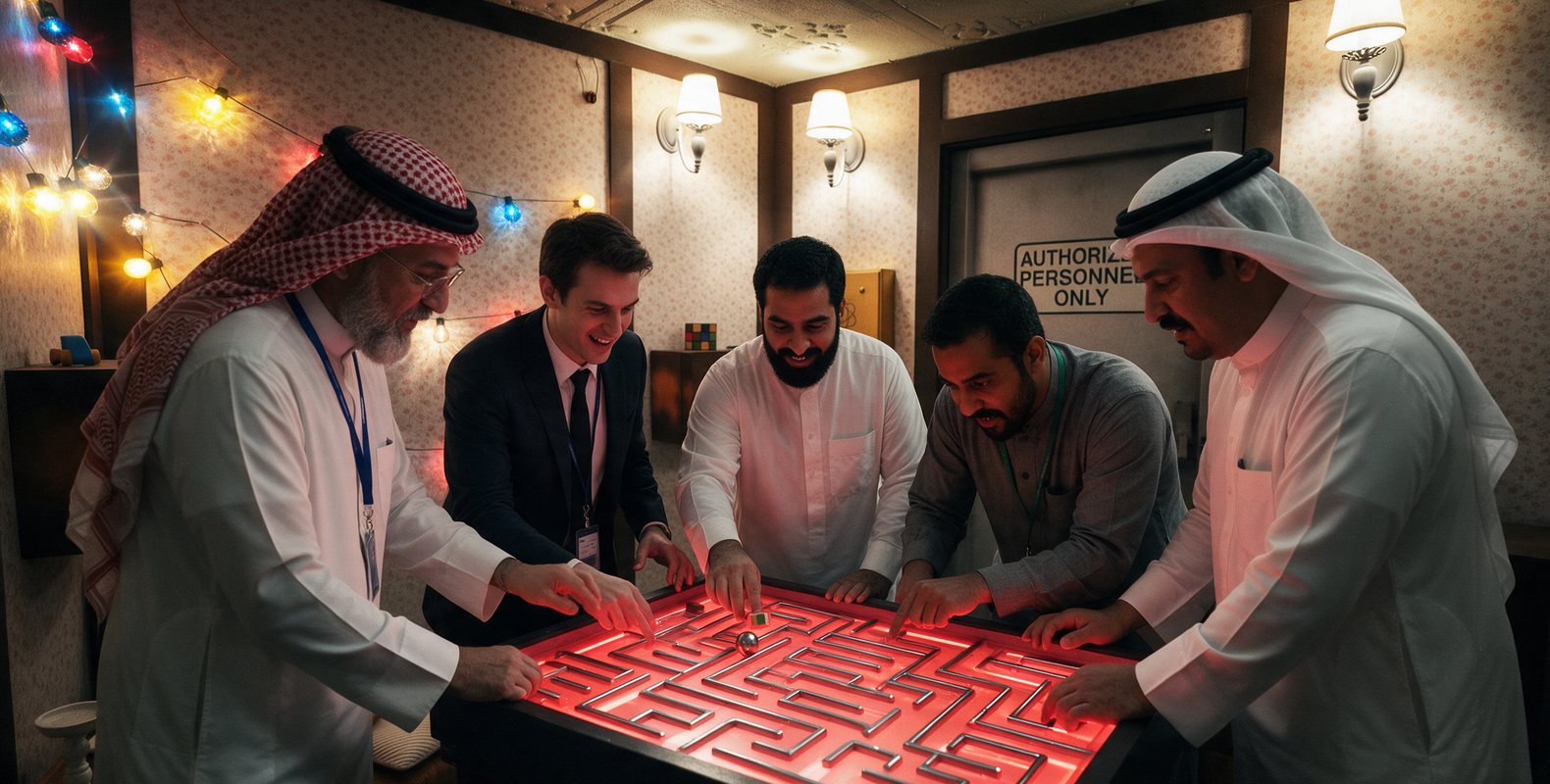 فعاليات الشركات وبناء الفريق في غرف الهروب