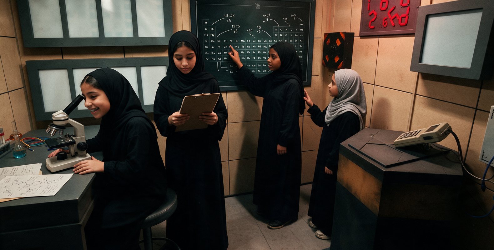 فعاليات مدرسية في غرف الهروب